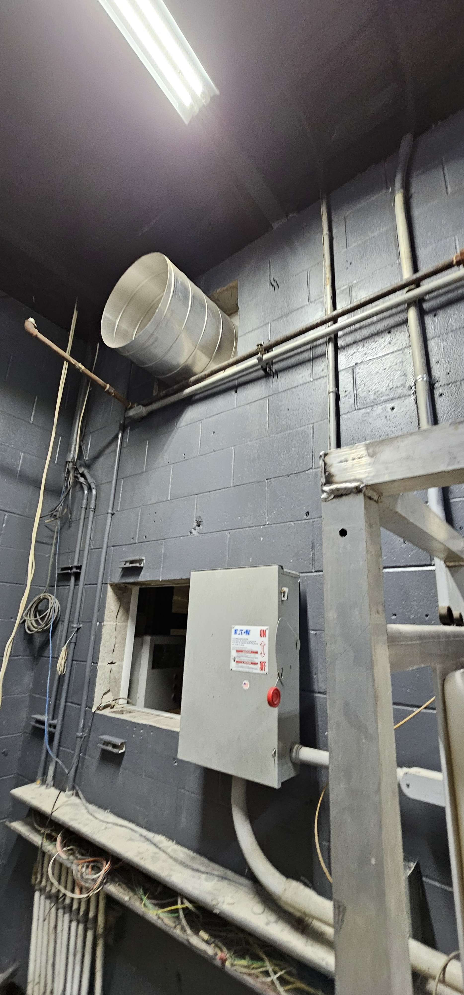 Carwash Mechanic Room — Electrical Panel