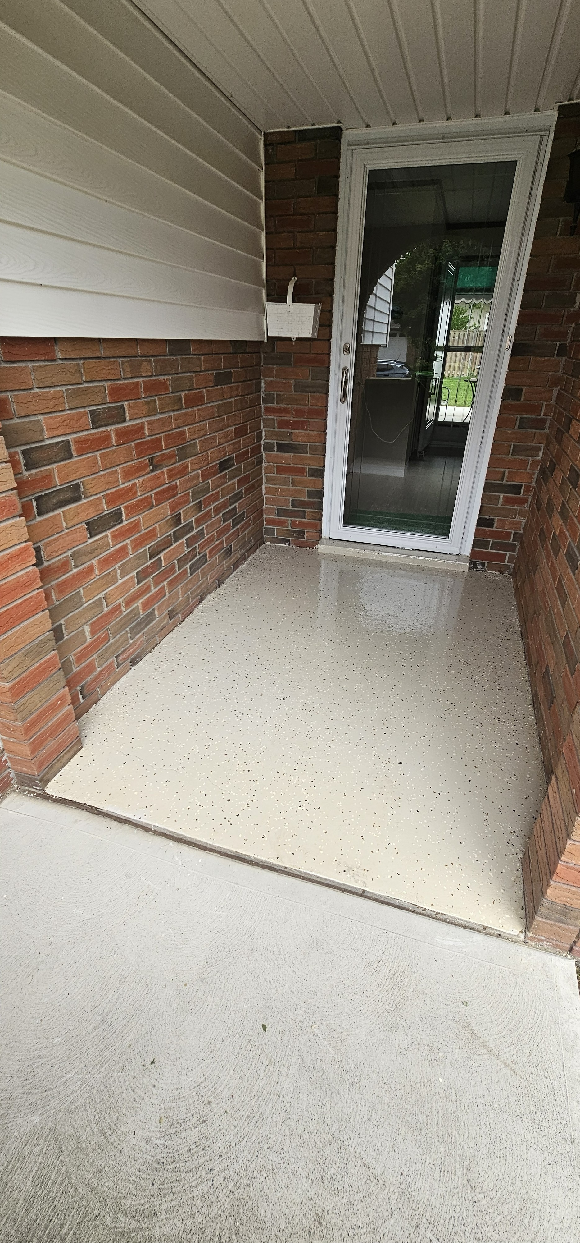 Garage & Porch (2nd Job) — After (Porch Epoxy Floor)