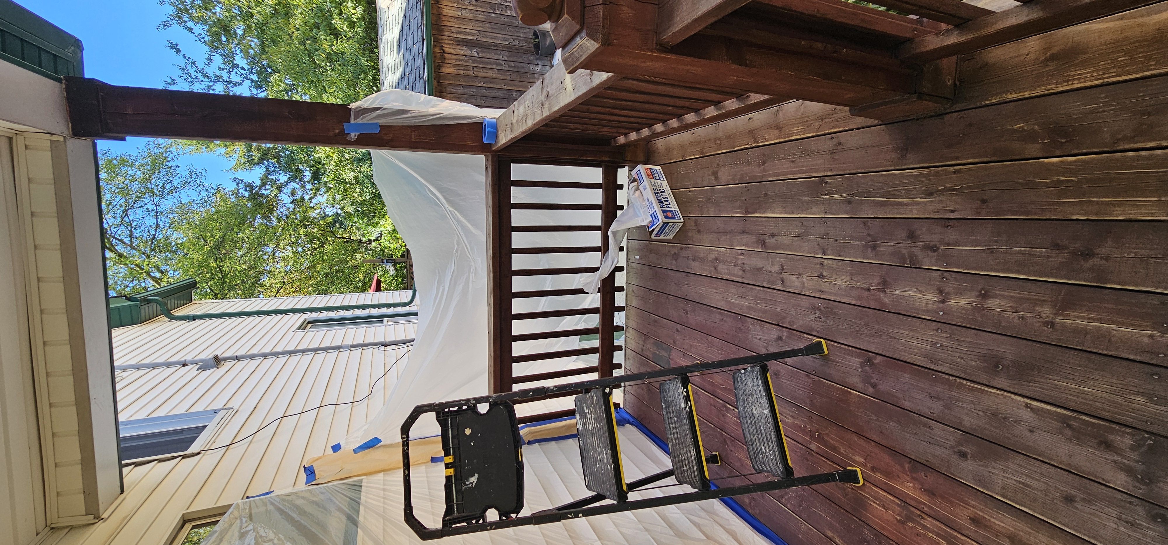 Deck Painting — Prep & Masking