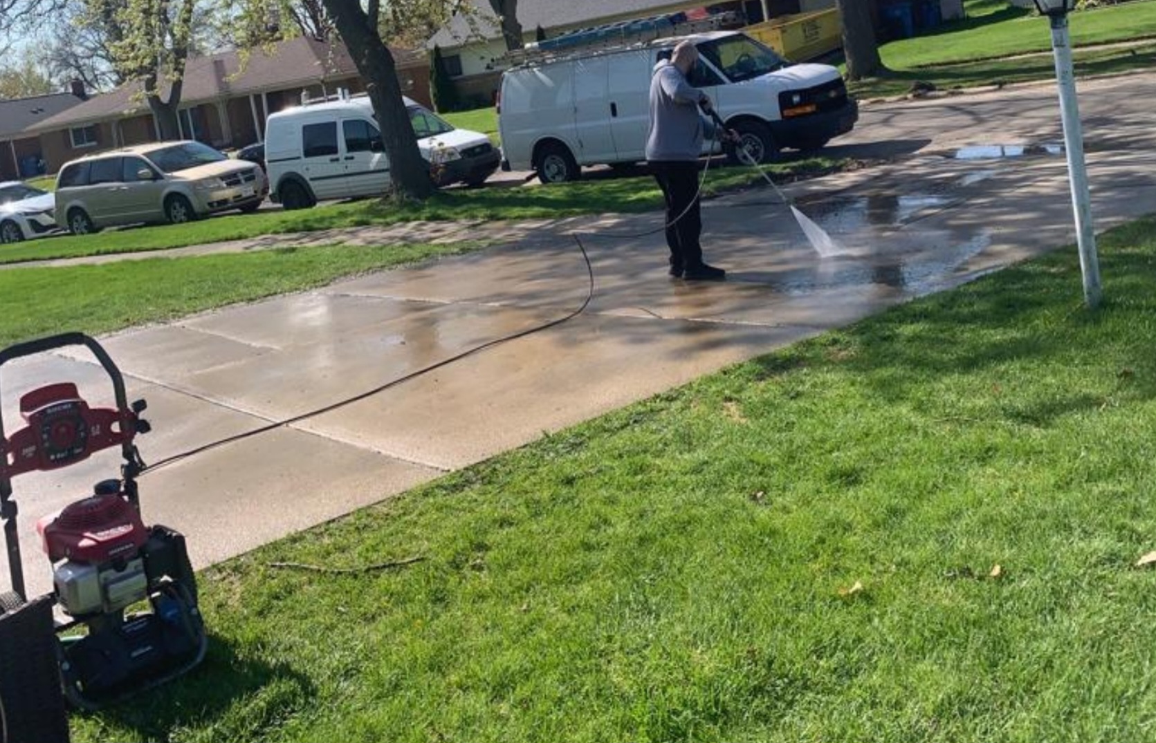 Driveway Powerwashing